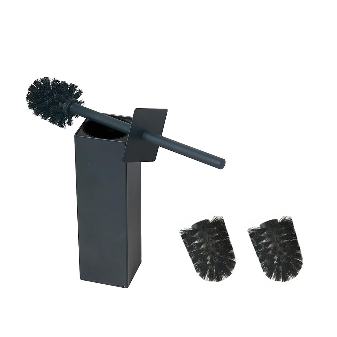 bgl Toilettenbürstenhalter aus Edelstahl, für Badezimmer und Hotel (schwarz), Schwarz