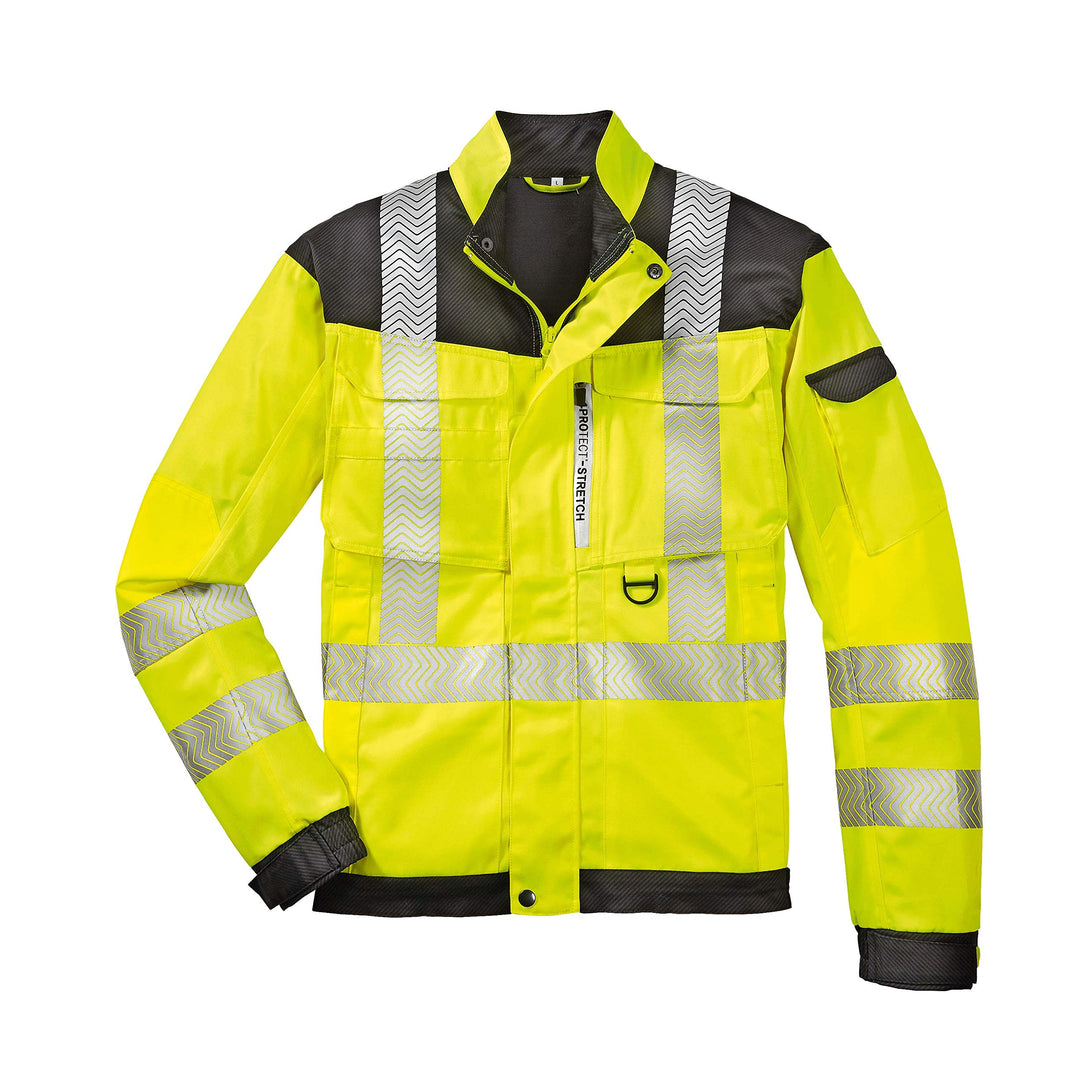 4Protect Warnschutz Bundjacke "Kentucky", 1 Stück, L, leuchtgelb / grau, 3816-L Leuchtgelb / Grau L,