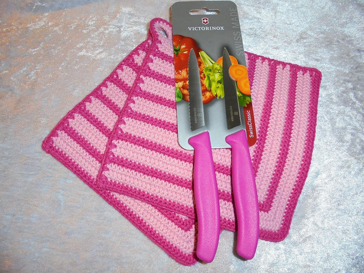 Victorinox Swiss Classic, Tomaten- und Gemüsemesser-Set, 2teilig, Extra Scharfe Klinge, Kunststoffgr