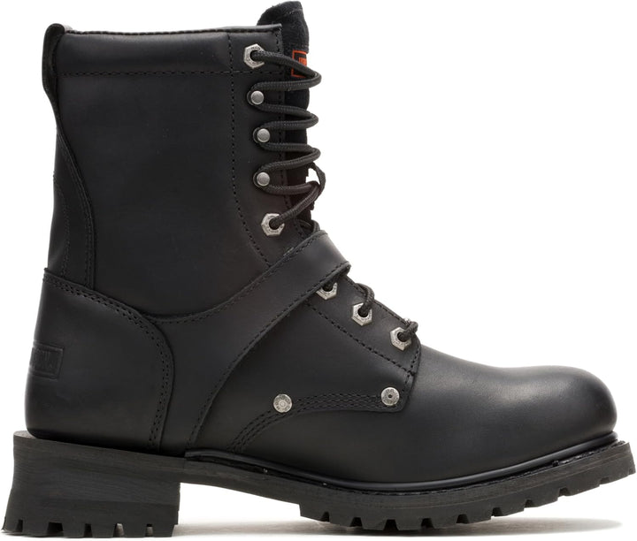 HARLEY-DAVIDSON FOOTWEAR Damen Verblasster Ruhm Motorradstiefel 43 EU Schwarz, 43 EU Schwarz