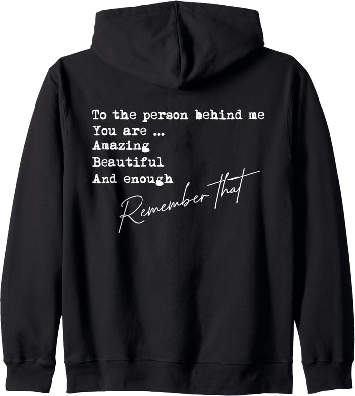 Die Person hinter mir Kapuzenjacke