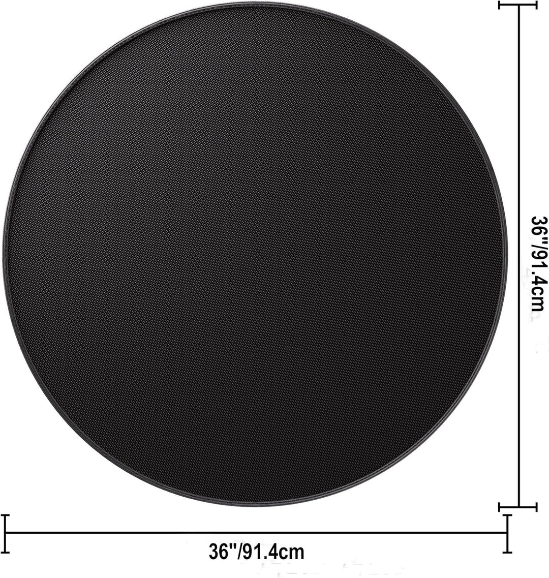 Feuerfeste Matte Feuerstelle Unterlage 2315°C Feuerschutzmatte Hitzeschutzmatte 91.4 cm BBQ Grills M