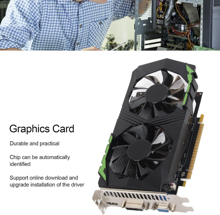 Tbest GTX 1050 Ti,Geforce GTX 1050 Ti,Grafikkarten,Grafikkarte 128bit 4GB DDR5 1250MHz Automatische