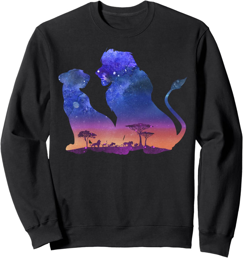 Disney The Lion King Simba And Nala Silhouette Fill Sweatshirt