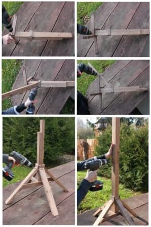 Vogelhaus mit Stander aus Holz, wetterfest, vogelfutterhaus, Futterhaus, Futterstation für Wildvögel