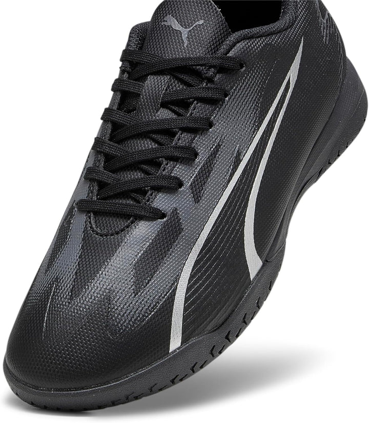 PUMA Unisex Kinder Ultra Play It Jr Fussballschuh, 28 EU Puma Black Asphalt