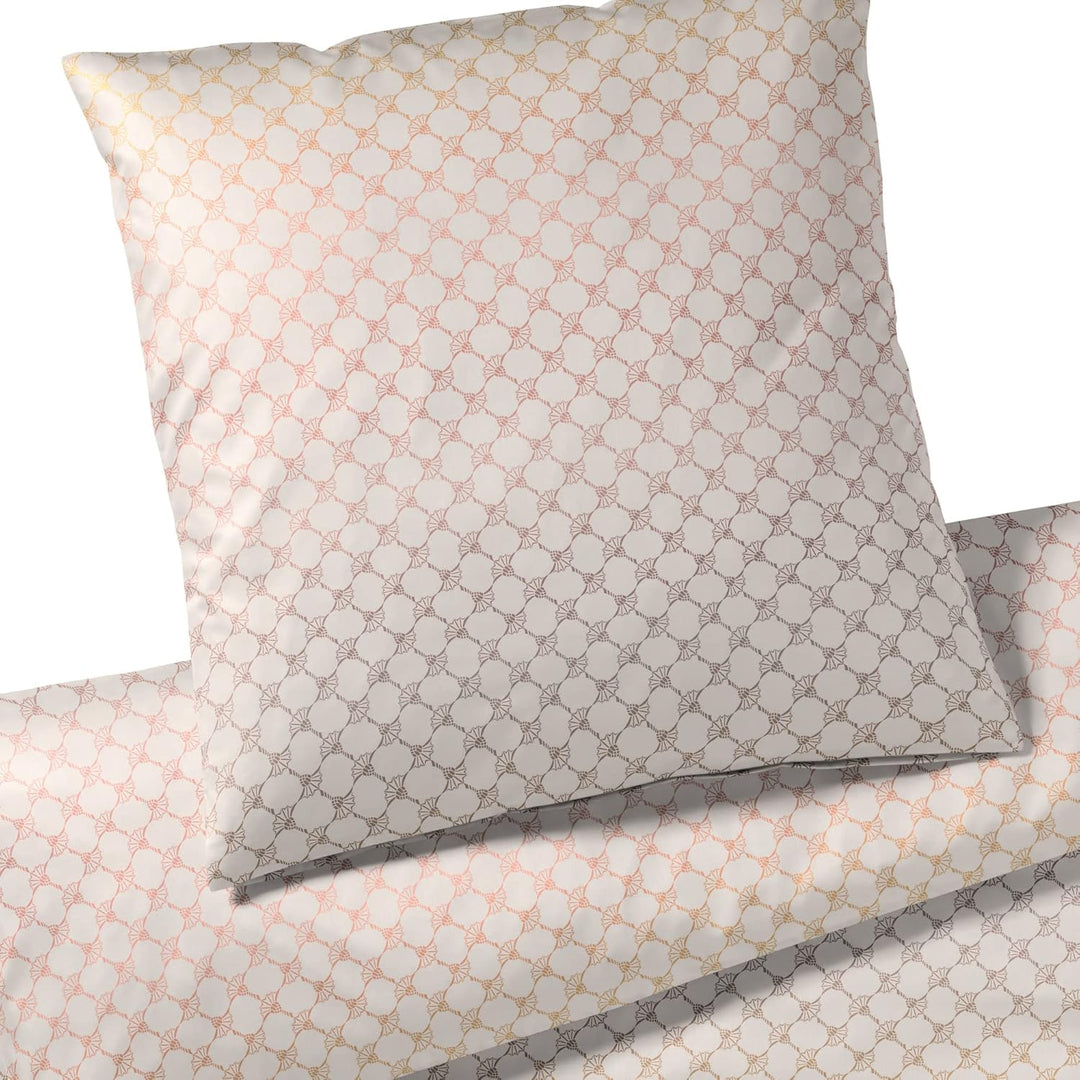 Joop! Mako-Satin-Bettwäsche-Garnitur Cornflower Gleam Farbe Blush Grösse 135x200+40x80