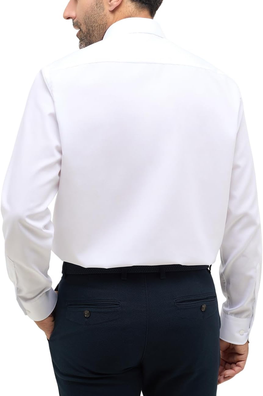 ETERNA Herren Original Shirt MODERN FIT Standard 38 Grosse Grössen Weiss, Standard 38 Grosse Grössen