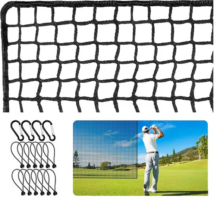 NEWFUN Golfnetz, Golf-Netz aus schwarzem Polyester, tragbares Golfschläger-Netz für Golfschläger, Tr