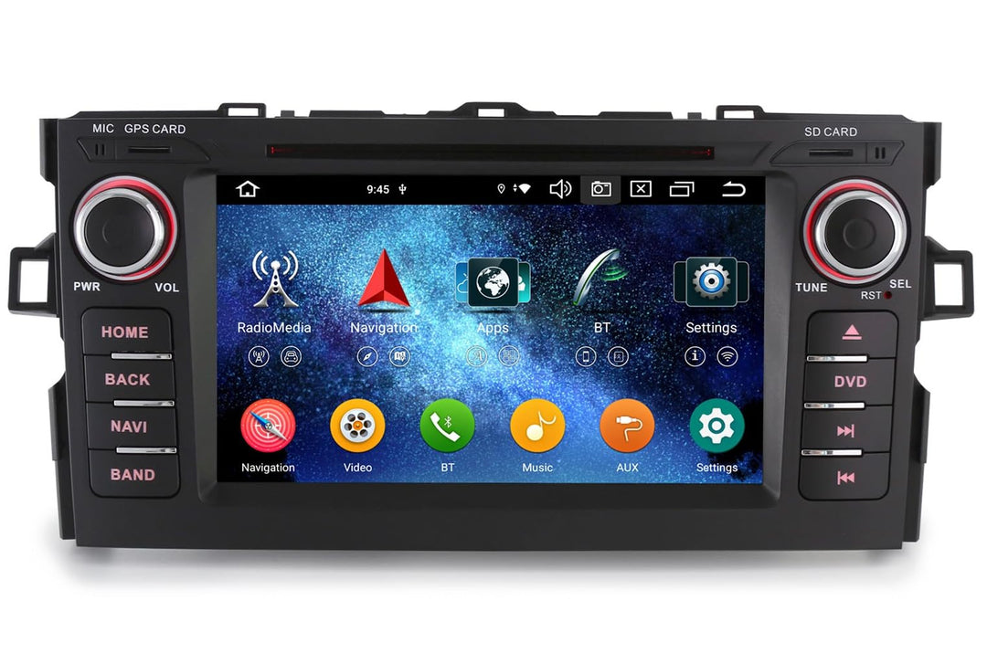 Android 12 [4G+64G] 8-Kern Autoradio für Toyota Auris GPS Navi Carplay Android Auto DSP Bluetooth 5.