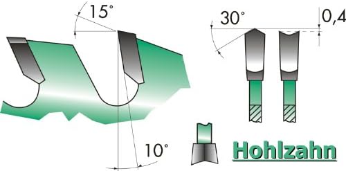Edessö 44025030 HM-Kreissägeblatt Präzision-Spezial 2 KNL HW, Z=48 HD pos, 250 x 3,2/2,2 x 30 mm, Si