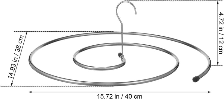 Amosfun 2 StüCk Edelstahl SpiralaufhäNger 360° Drehbar Kleidungstrockner FüR Bettlaken Decken Handtü