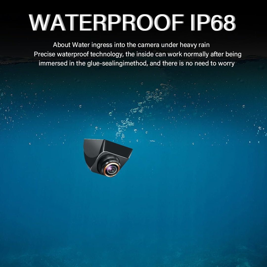 CGEAMDY Weitwinkeleinstellbare Rückfahrkamera, Fisheye-Korrektur, 170° Wasserdichte, Flexible Einbau