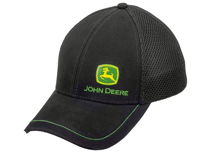 John Deere Cap mit Stoff-Mesh Schwarz