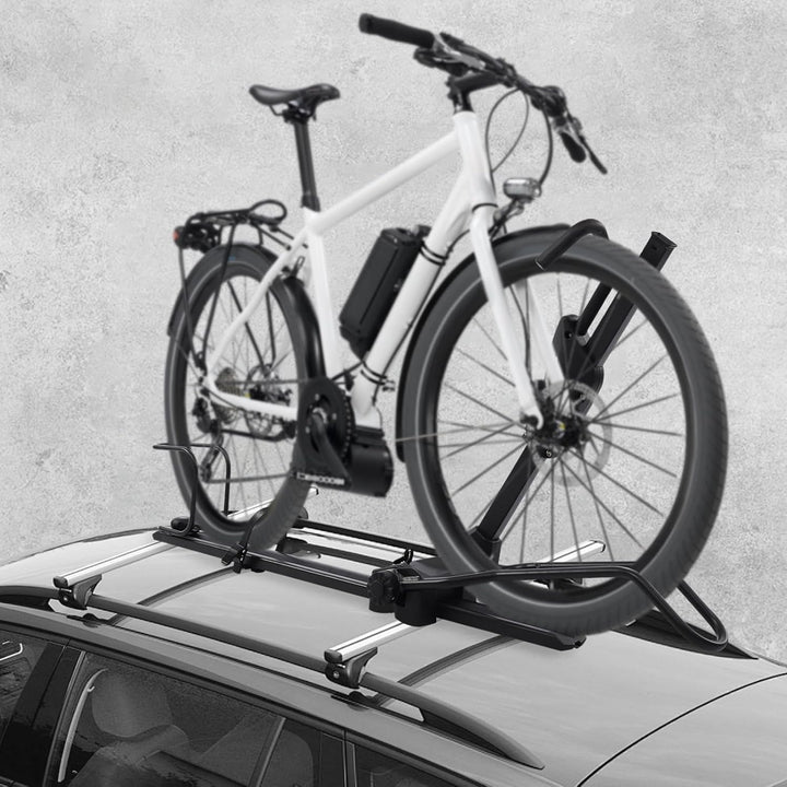 Faltbare Fahrradträger, Dach-Fahrradträger Vertikal Universal Dachfahrradträger, Reifenbreite 5.59cm