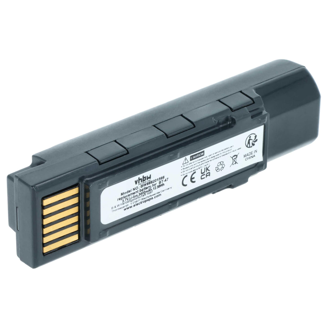 vhbw Akku kompatibel mit Datalogic Gryphon GM4500 | 4500, GBT4500 Barcodescanner POS (3400 mAh, 3,7