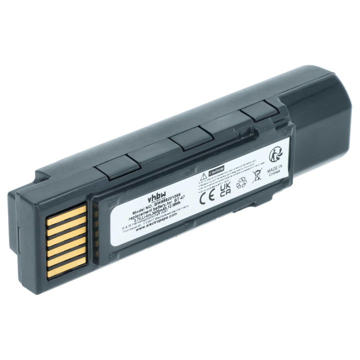 vhbw Akku kompatibel mit Datalogic Gryphon GM4500 | 4500, GBT4500 Barcodescanner POS (3400 mAh, 3,7