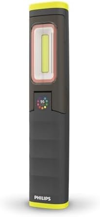Philips Xperion 6000 UV Pillar LED-Arbeitsleuchte, hochwertige wiederaufladbare Werkstattlampe, Hand