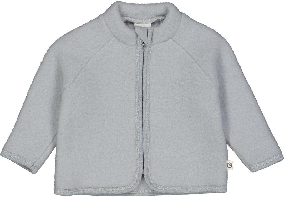 müsli Baby-Jungen Woolly Fleece Jacket 68-74 Jasmin Blue, 68-74 Jasmin Blue