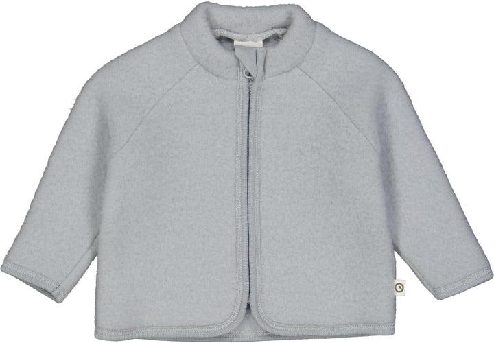 müsli Baby-Jungen Woolly Fleece Jacket 68-74 Jasmin Blue, 68-74 Jasmin Blue