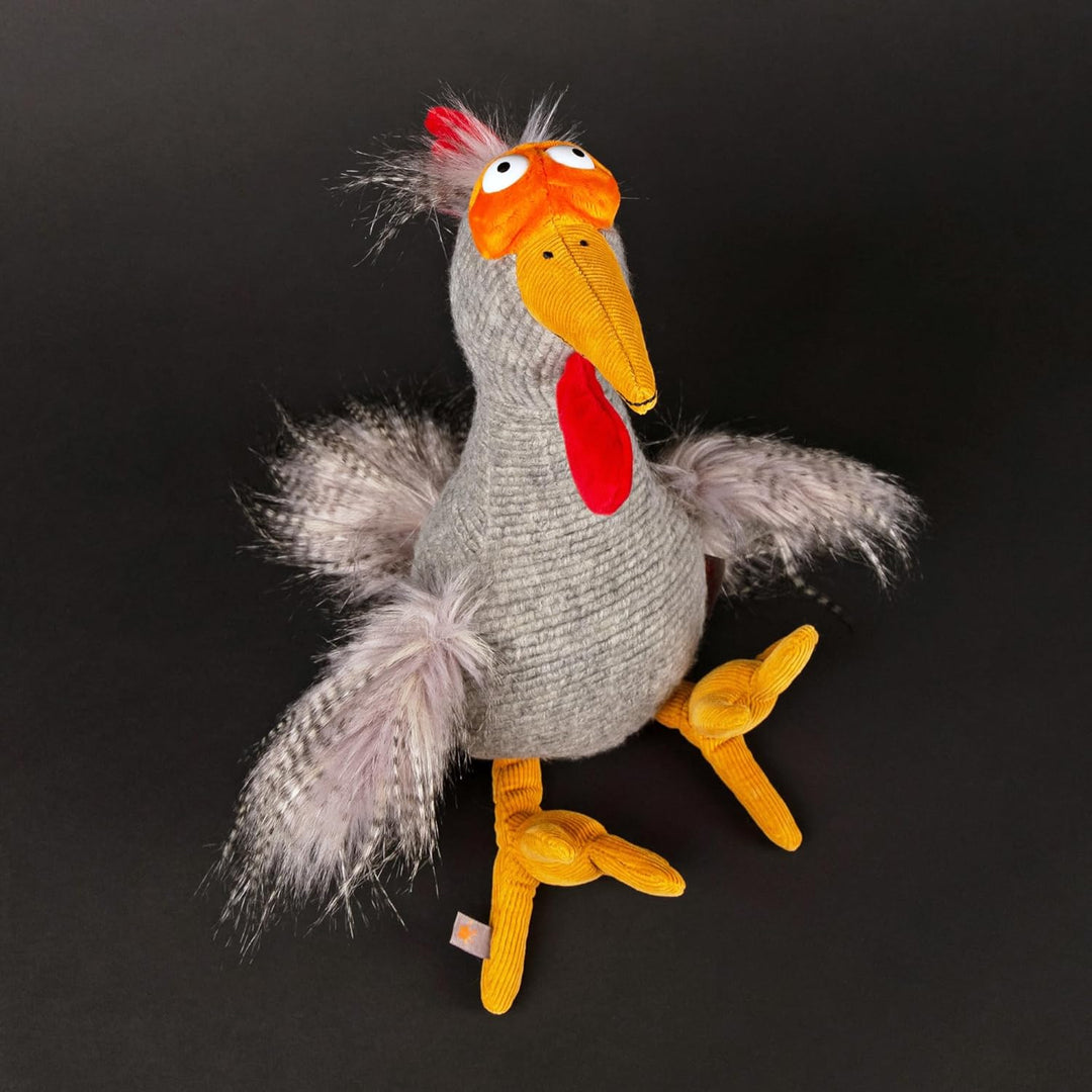 Sigikid 42984 Chilling Chicken Kuscheltier Plüschtier Kikeriki, Chilling Chicken