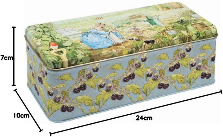 Peter Rabbit Aufbewahrungsdose, Motiv: Beatrix Potter und Peter Hase, lang, tief, rechteckig