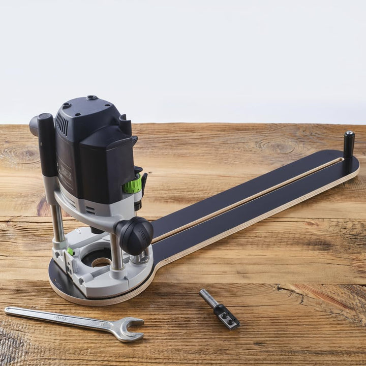Fräszirkel Kreisschneider passend für Festool Oberfräse OF1010 1400 2200 MaKoen mm Skala mm-Skala, m