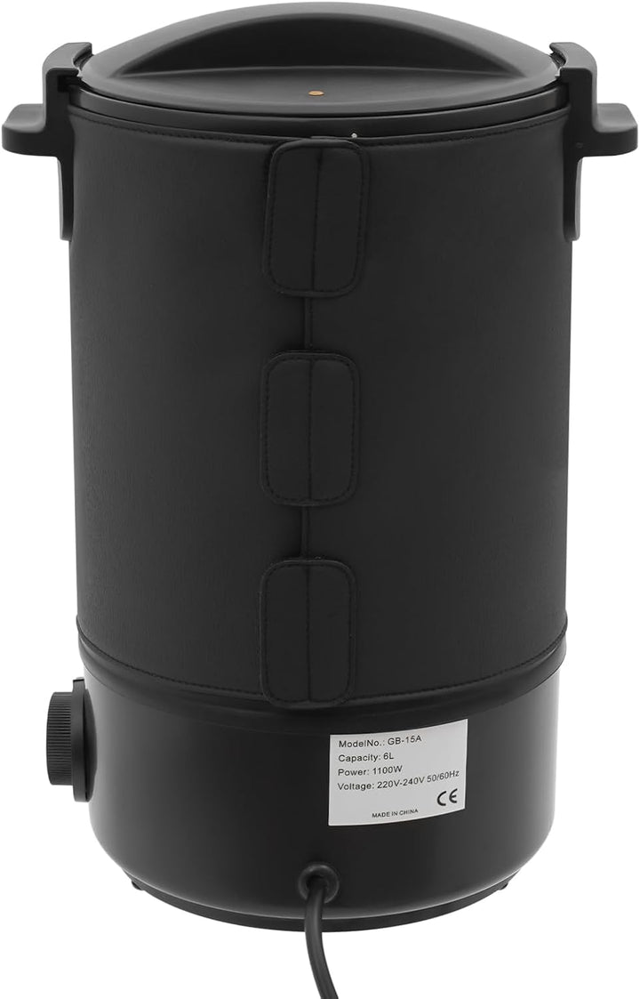 HUOMMGS Wachsschmelztopf mit 30-110℃ Temperatur Einstellbar, Deckel Edelstahl Wachsschmelzer Elektri