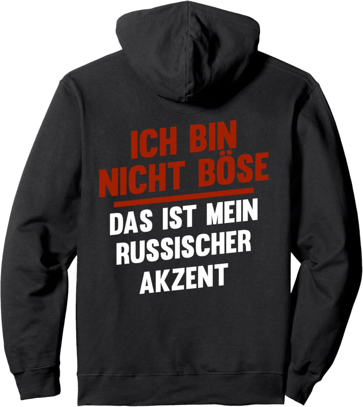Russland Russen russischer Akzent Kyrillisch Russisch Pullover Hoodie