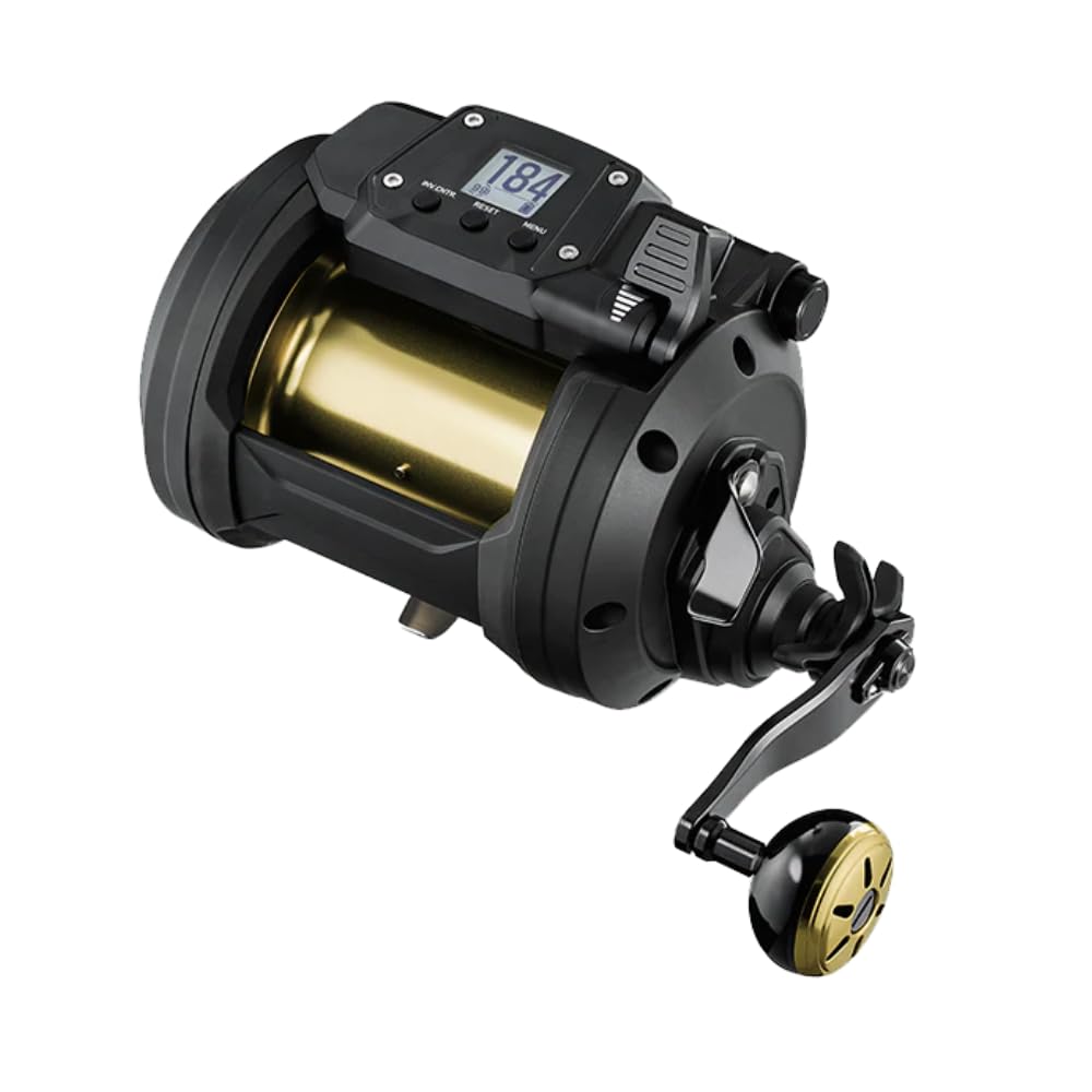 DAIWA Tanacom, Electrische Multi-Angelrolle, Sternbremse, Linkskurbel 800, 800