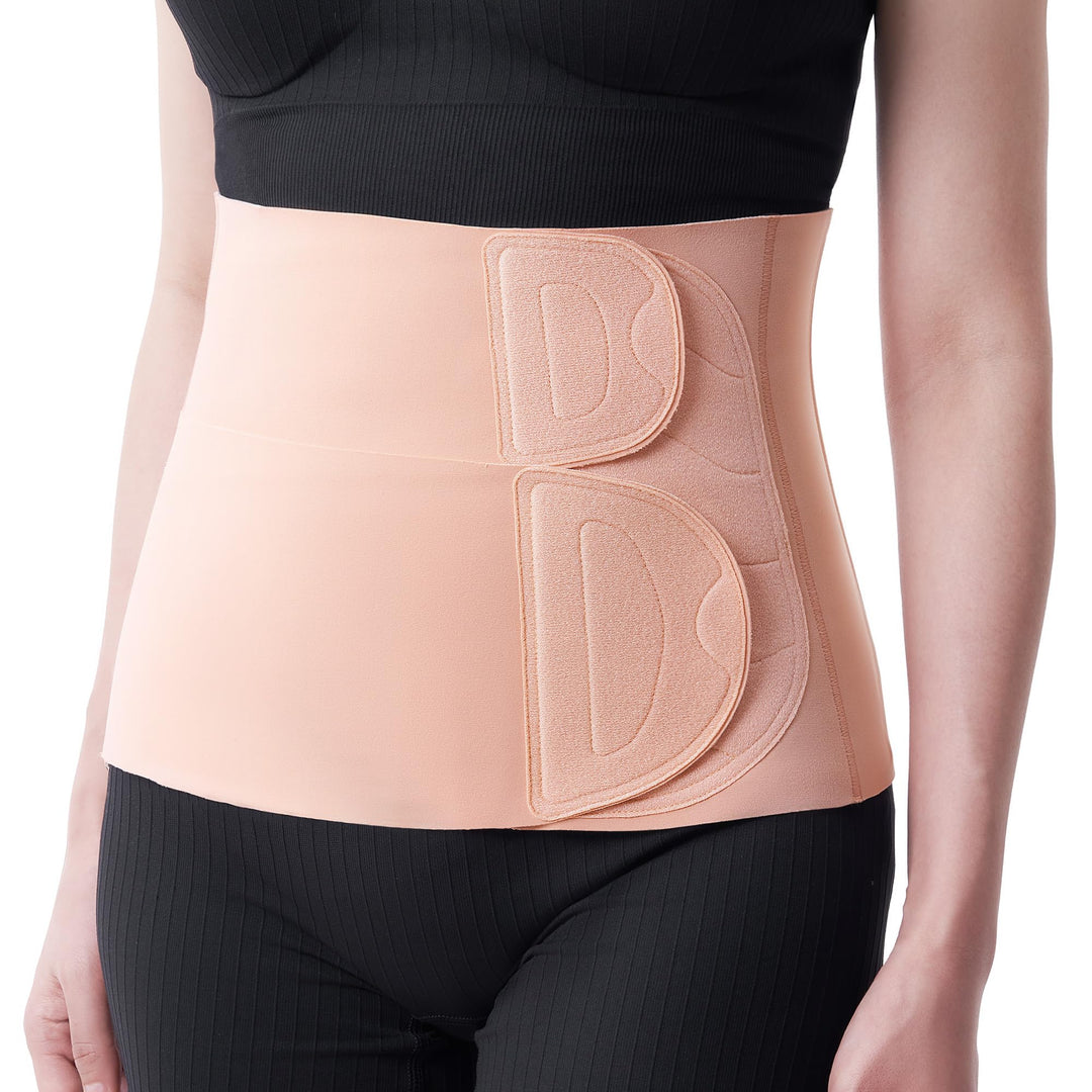 momcozy Ergowrap Bauchgurt nach Geburt, 3D-Kompression & Rückenstütze für Kaiserschnitt-Rückbildung,