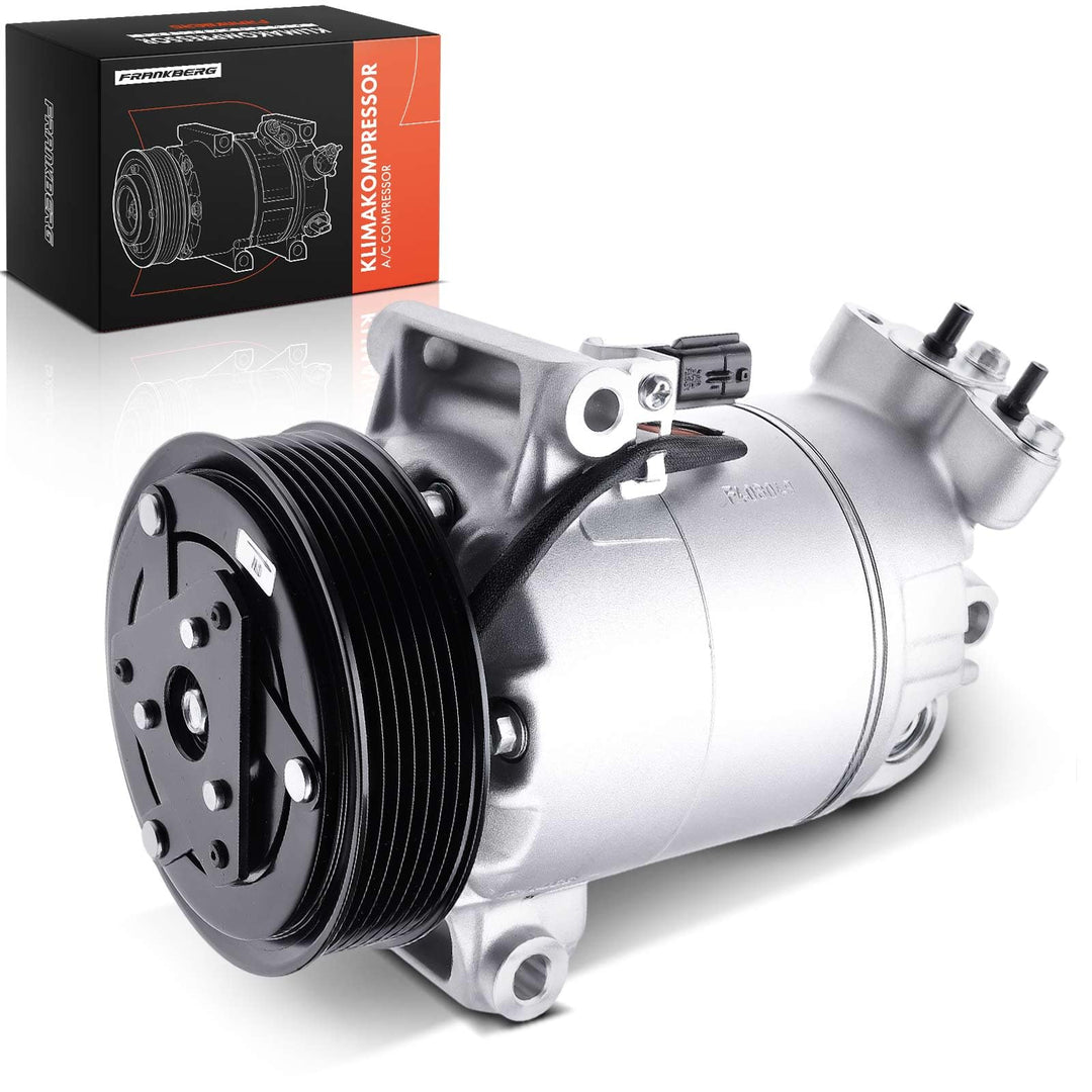 Frankberg Klimakompressor Klimaanlage Kompatibel mit Qashqai +2 I J10 JJ10E NJ10 2007-2013 X-Trail G