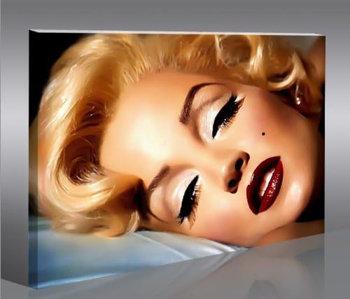 islandburner Bild Bilder auf Leinwand Marilyn Monroe V14-1 XXL Poster Leinwandbild Wandbild Dekoarti