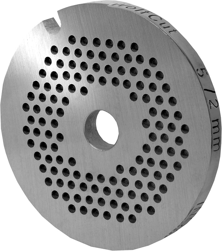 Wolfcut Lochscheibensatz 2,0 MM + 6,0 MM und 1 Sichelmesser - kompatibel mit alle gängigen Fleischwö