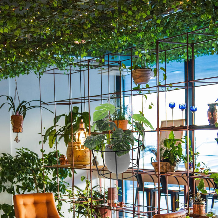 BESPORTBLE 2st Blumentopfständer Pflanzenvase Pflanzenhaken Hängeregal Für Pflanzen Hängekörbe Aus E