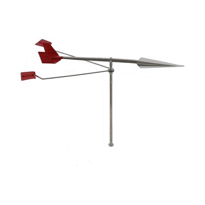 Windrichtungsanzeige Wind-King mit Reflektoren, Edelstahl, für Segelboote Windsensor Windfahne Windr