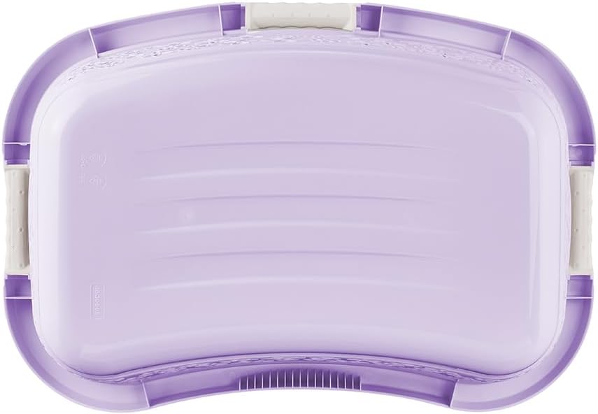keeeper lasse Ergonomischer Wäschekorb mit luftdurchlässigem Dekor, 50 l, Anti-Rutsch-Softgriffe, Vi