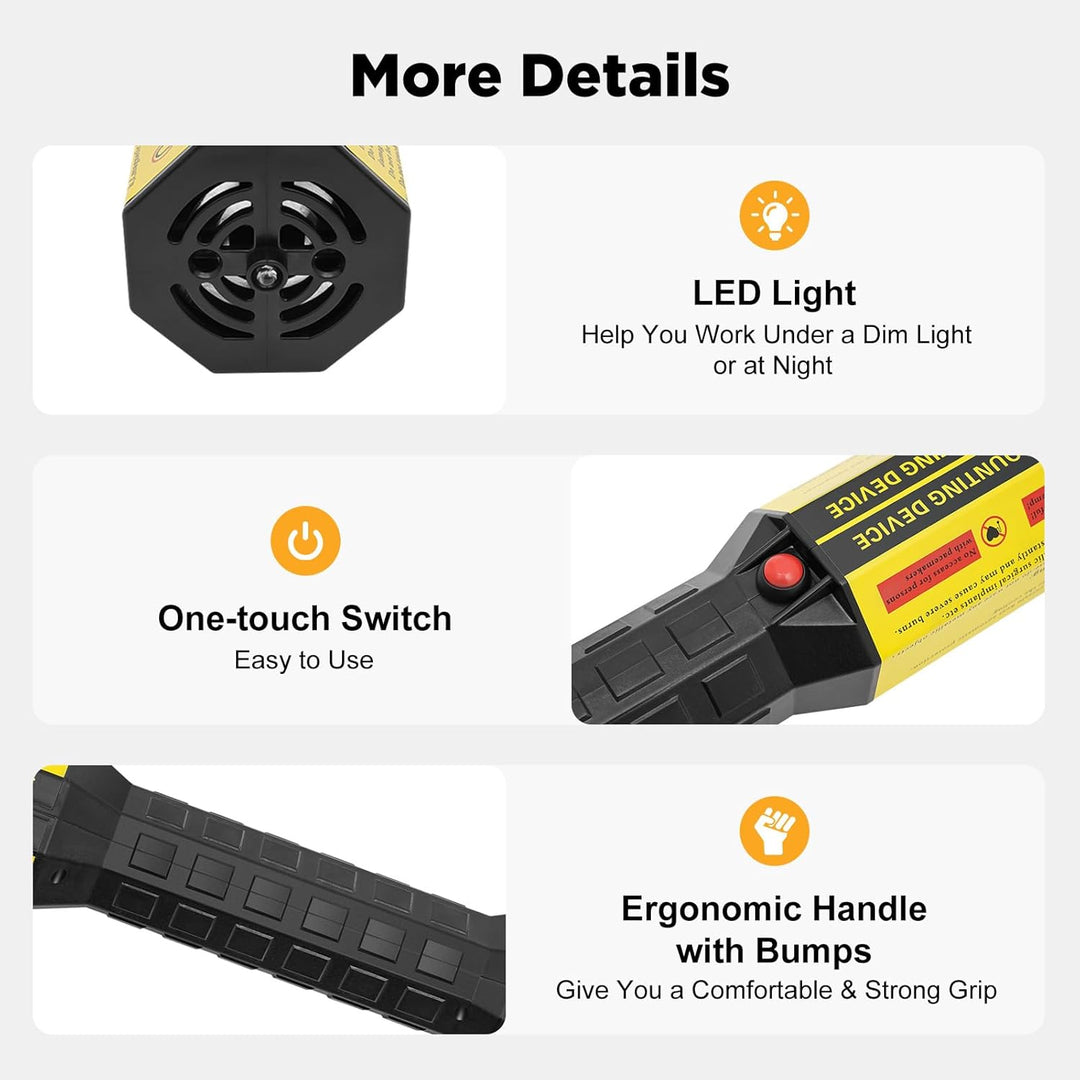 1000W Magnetische Induktionsheizung,220V Schraubenlöser,Handheld Flameless Magnetisches Induktionshe