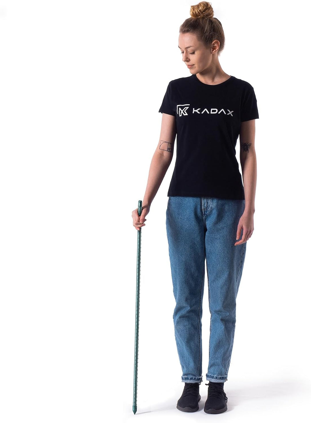 KADAX Pflanzstäbe 90 cm x 16 mm, 15er Set – Beschichteter Stahl Rankstab, Pflanzenstütze &amp; Tomatenst