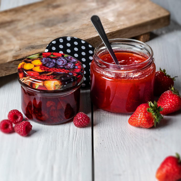 KADAX 20er Set Marmeladengläser 235ml TO82 Grün, Einmachgläser Vorratsgläser Mason Jar mit Schraubde