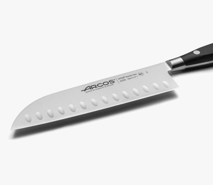 Arcos 233500 Serie Riviera - Santoku Messer MesserAsiatischerArt-KlingeausNitrumgeschmiedetemEdelsta