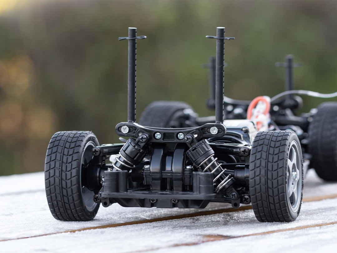 TAMIYA TAM58667 58667 Audi 300058667-1:10 RC Quattro Rally A2 (TT-02), ferngesteuertes Auto/Fahrzeug