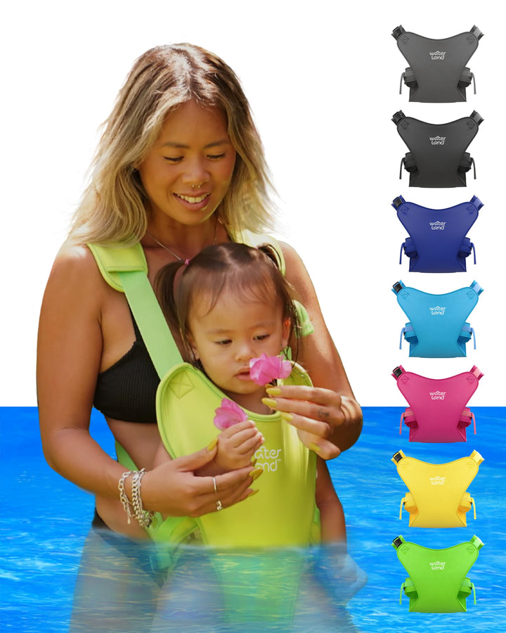 Babytragetücher - Innovativer Tragesitz für Wasser und Land - Wasserdichter Brustgurt für Kleinkinde