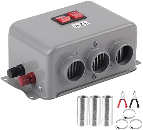 Autoheizung,12V Kompakt 3-Loch 600W - 800W Winterschnelle Heizung Wärmer Frost Entfernen Abtau-Defog