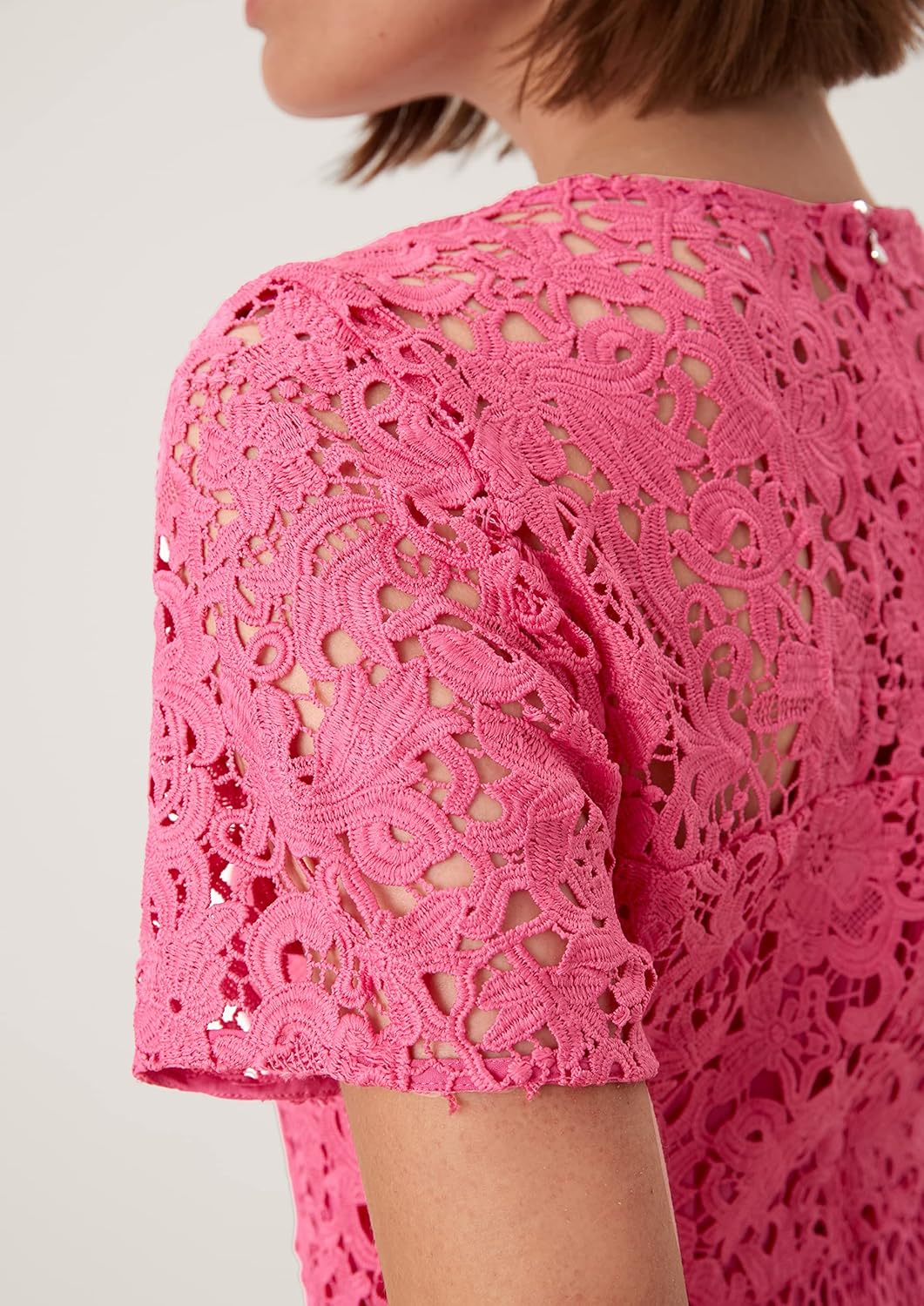 s.Oliver BLACK LABEL Damen Casual Dress 32 Rosa 4464, 32 Rosa 4464