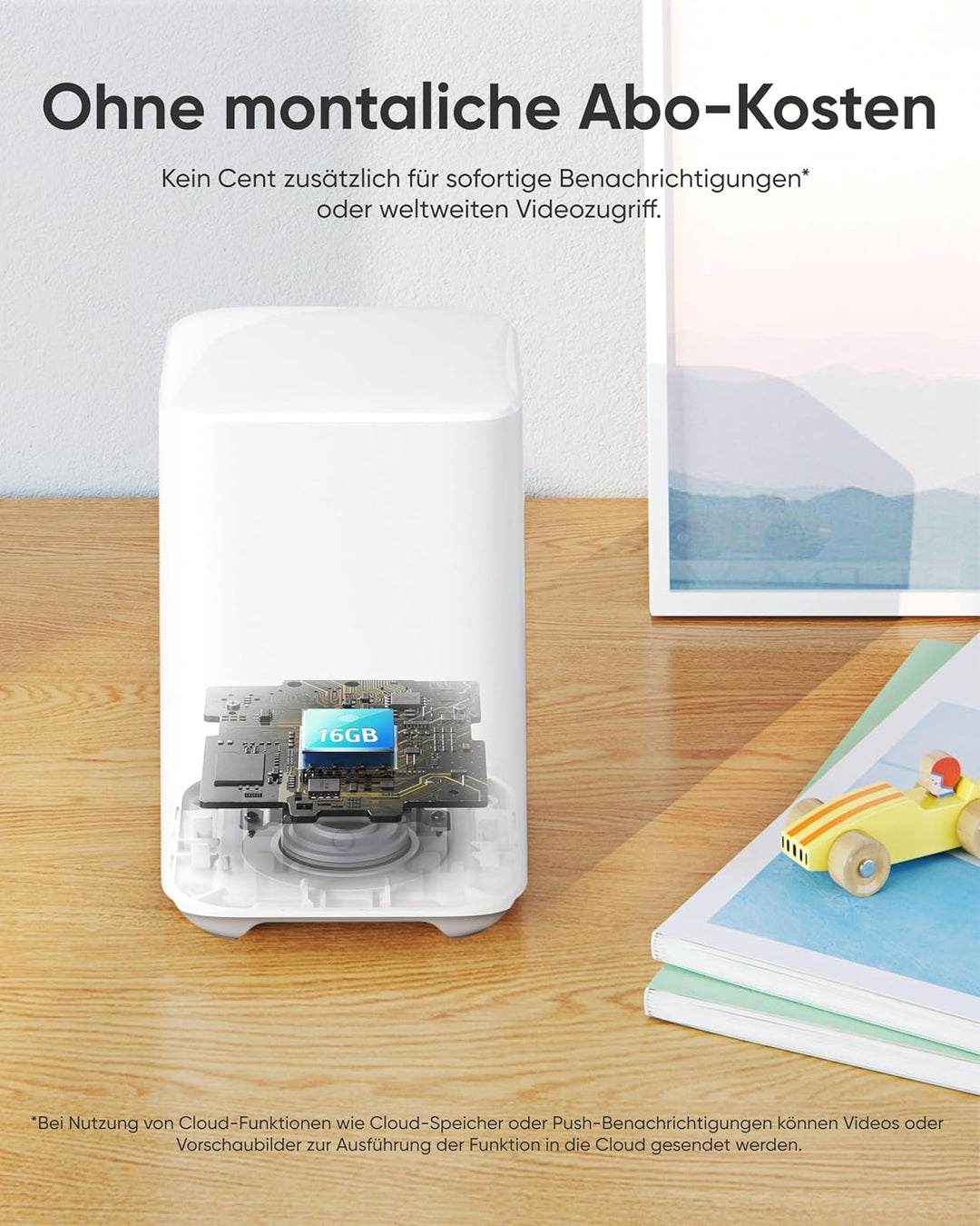 eufy Security eufyCam 2C, kabellose Überwachungskamera aussen, 180 Tage Akku, HD 1080p, IP67 wetterf