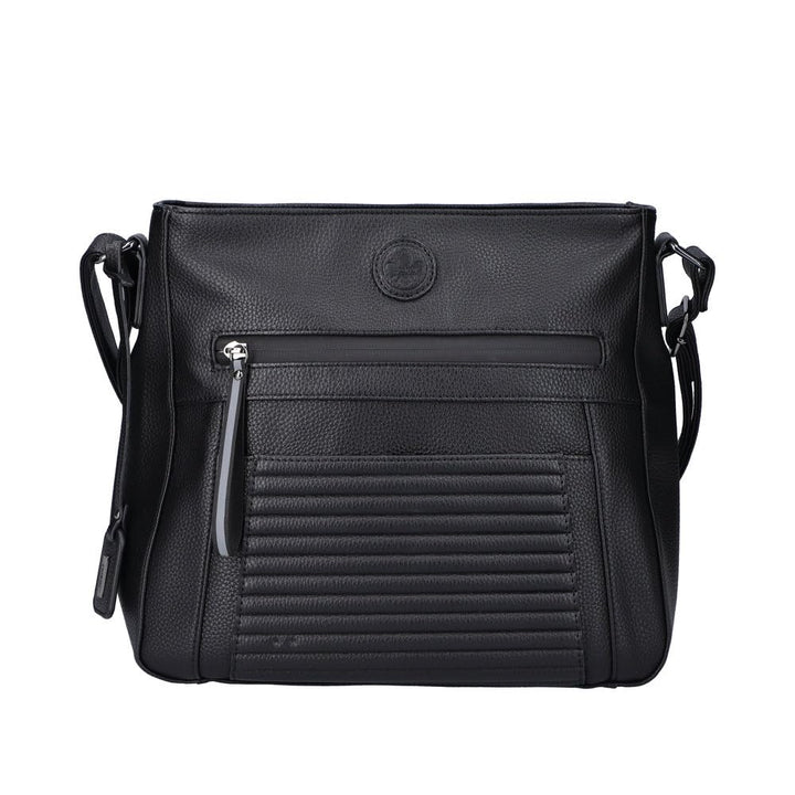 Rieker Damen H1481 Umhängetasche Schwarz, Schwarz