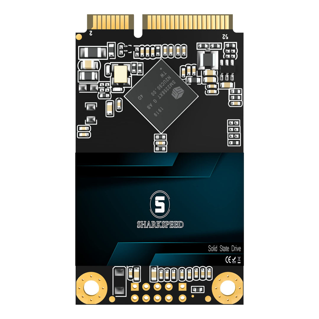 mSATA SSD 64GB Mini SATA 3 (6Gb/s) TLC 3D NAND SSD Festplatte Interne Solid State Drive für Notebook