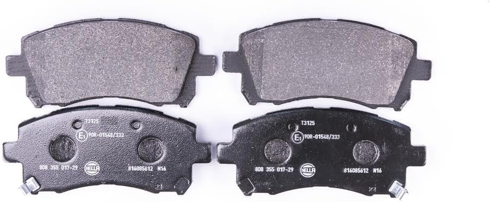 HELLA PAGID 8DB 355 017-291 Bremsbelagsatz - T3125 - Dicke/Stärke: 17mm - Bremssystem: Akebono - mit