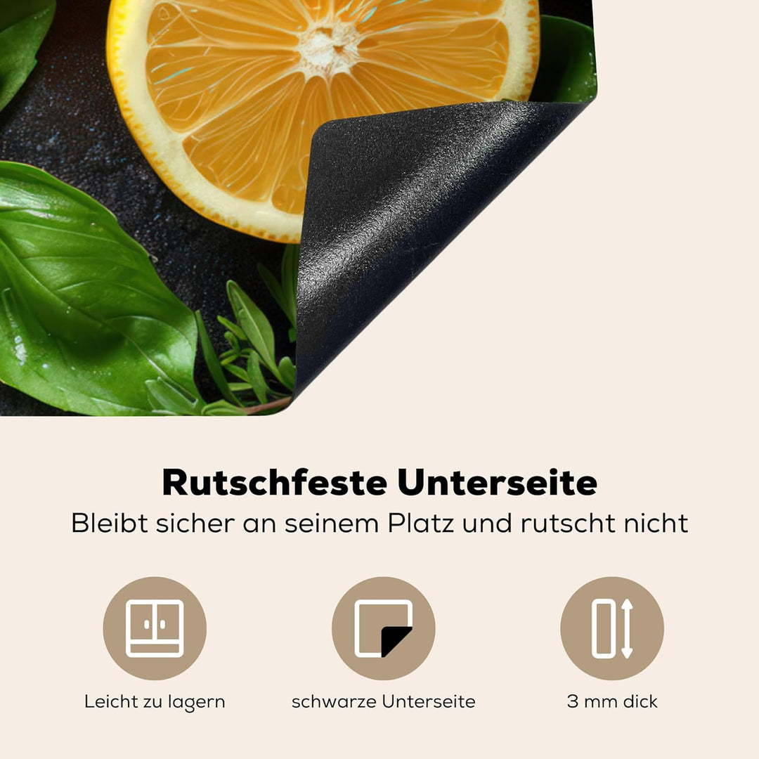 Herdabdeckplatte Einteilig Induktionsmatte Küche Abdeckung Ceranfeld Herd Abdeckplatte Deko Vinyl Ma